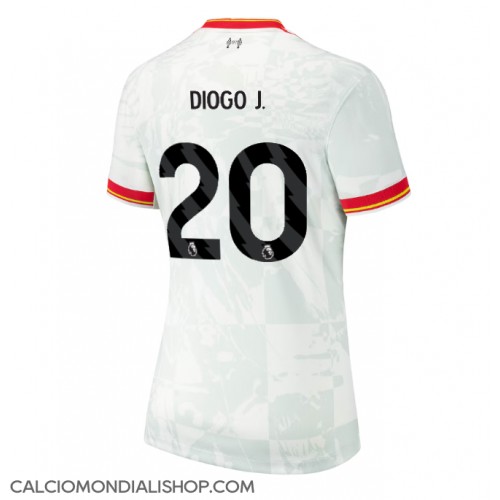 Maglie da calcio Liverpool Diogo Jota #20 Terza Maglia Femminile 2024-25 Manica Corta